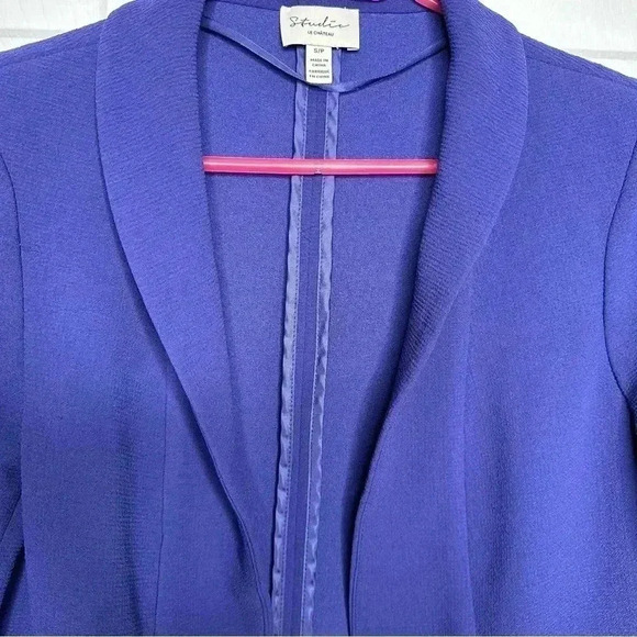 Le Chateau Studio Blazer Lightweight Blue Size Small - Picture 2 of 16